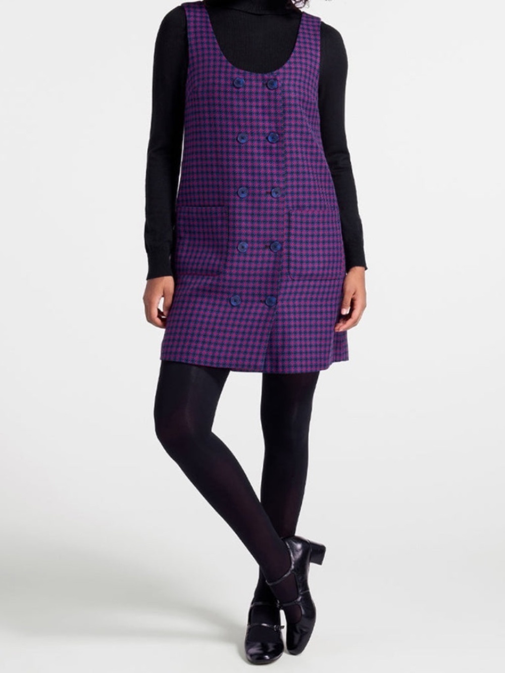 ModCloth Schoolyard Sass Double Breasted Jumper